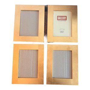 4 Bali 341 Gold Gallery Photo Frame Holds 5"x7" Easel Back or Handing